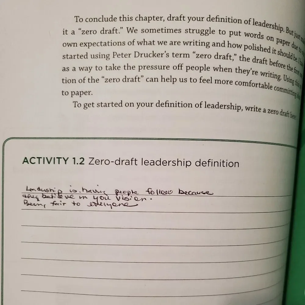 🔺️Choosing Leadership Workbook - Picture 7 of 7